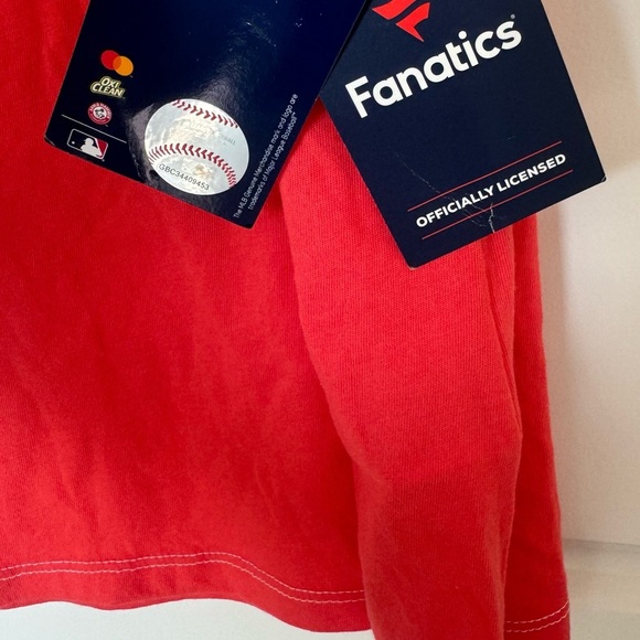 NWT‎ Philadelphia Phillies Fanatics Women's 3XL Color-Block Tank Top - Red/White - Picture 4 of 10